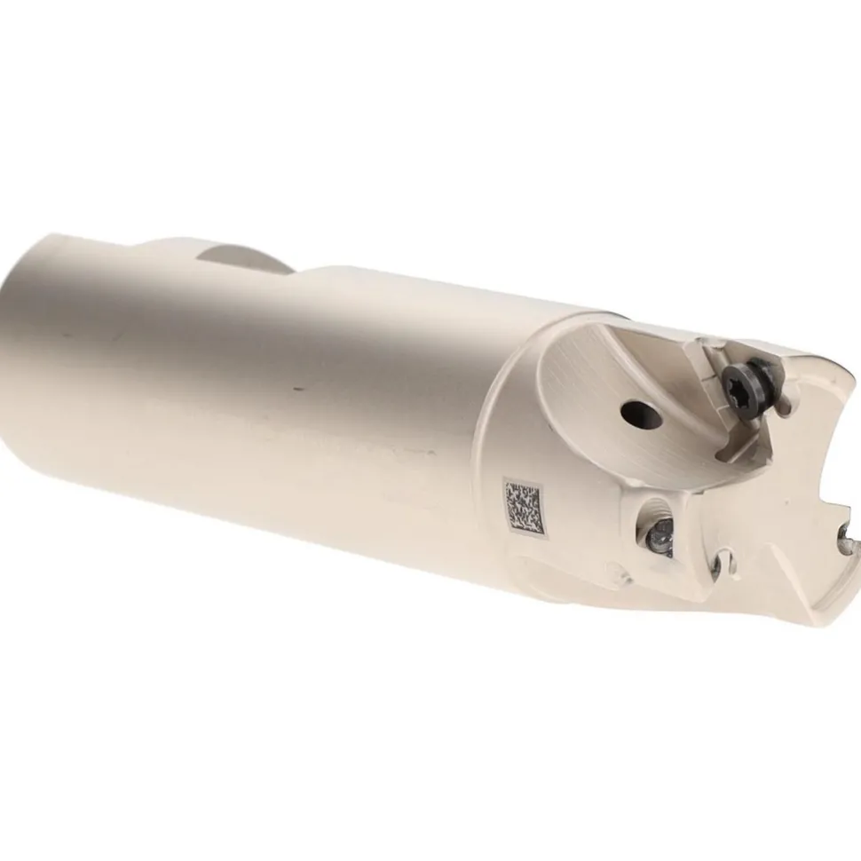 Indexable Square-Shoulder End Mill: HM390ETPD1.003W1.010, 1" Cut Dia, 0.315" Max Depth of Cut, 1" Dia Weldon Flat Shank