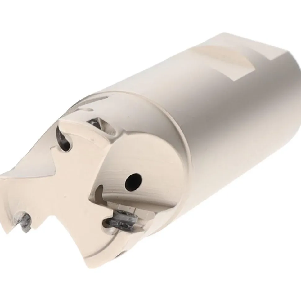 Indexable Square-Shoulder End Mill: HM390ETPD1.003W1.010, 1" Cut Dia, 0.315" Max Depth of Cut, 1" Dia Weldon Flat Shank