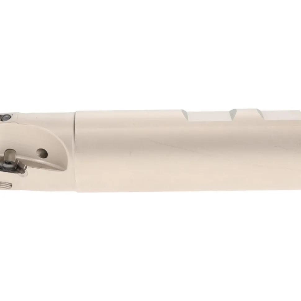 Indexable Square-Shoulder End Mill: HM390ETPD1.003W1.010, 1" Cut Dia, 0.315" Max Depth of Cut, 1" Dia Weldon Flat Shank