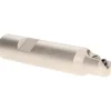 Indexable Square-Shoulder End Mill: HM90 E90A-D.50-1-W.62, 1/2" Cut Dia, 0.394" Max Depth of Cut, 5/8" Dia Weldon Flat Shank