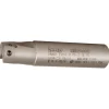 Indexable Square-Shoulder End Mill: HM90 E90A-D.75-2-W.75, 3/4" Cut Dia, 0.394" Max Depth of Cut, 3/4" Dia Weldon Flat Shank