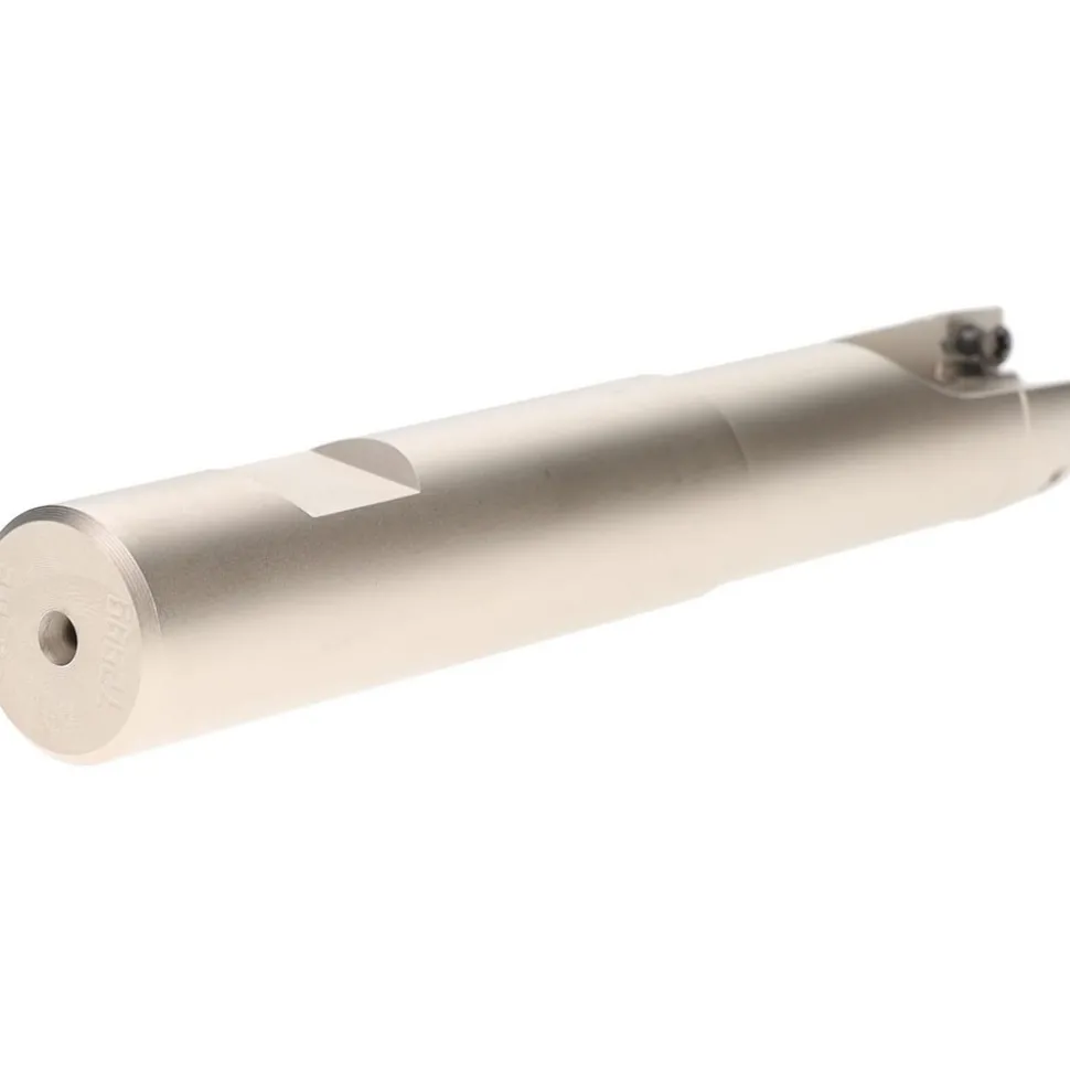 Indexable Square-Shoulder End Mill: HM90 E90A D.75-2W.75XL, 3/4" Cut Dia, 0.394" Max Depth of Cut, 3/4" Dia Weldon Flat Shank