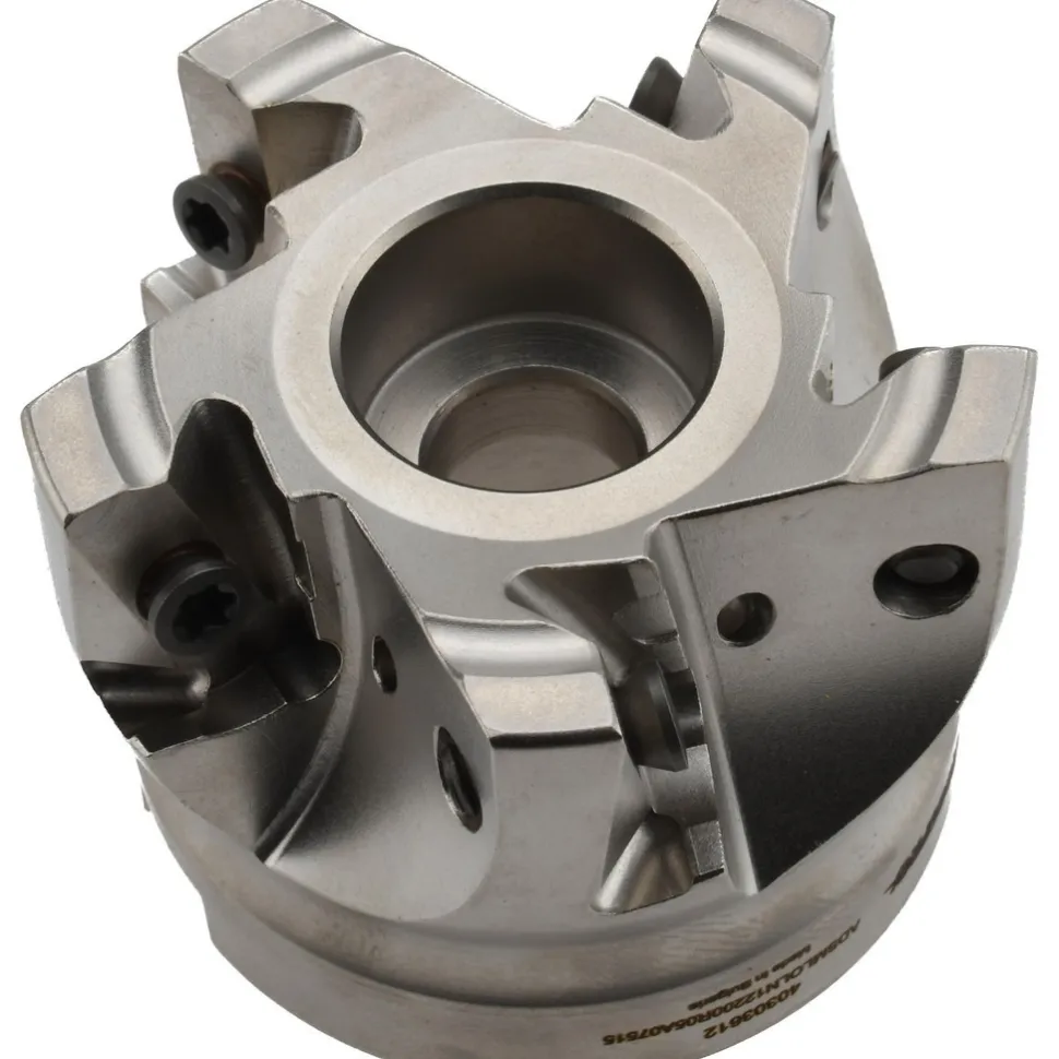 Indexable Square-Shoulder Face Mill: ADSMLOLN12200R05A07515, 2'' Cut Dia, 0.7500" Arbor Hole Dia, 0.4700" Max Cutting Depth