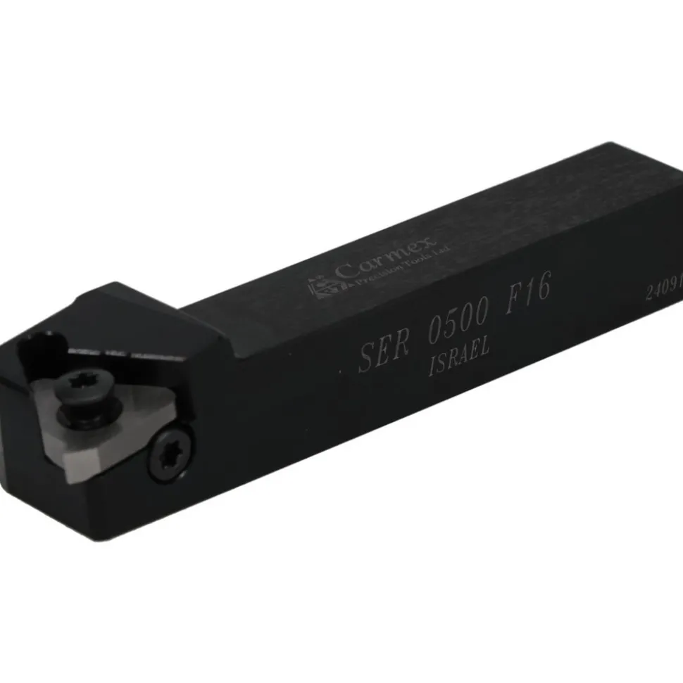 Indexable Threading Toolholder: External, Right Hand, Uses S16 Inserts, 1/2 x 1/2" Shank