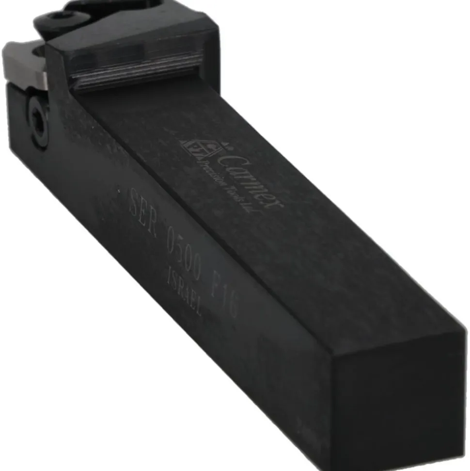 Indexable Threading Toolholder: External, Right Hand, Uses S16 Inserts, 1/2 x 1/2" Shank