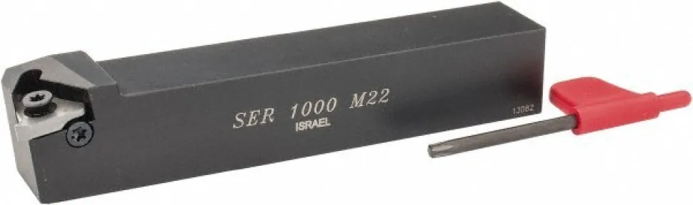 Indexable Threading Toolholder: External, Right Hand, 1 x 1" Shank