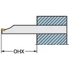 Indexable Threading Toolholder: Internal & External, Right Hand, 9.13 x 3/8" Shank