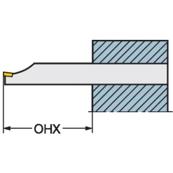 Indexable Threading Toolholder: Internal & External, Right Hand, 9.13 x 3/8" Shank