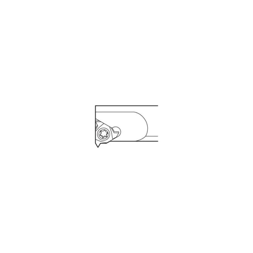 Indexable Threading Toolholder: Internal, Right Hand, 0.691 x 3/4" Shank