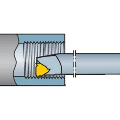 Indexable Threading Toolholder: Internal, Right Hand, 15.88 x 15.88 mm Shank