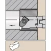 Indexable Threading Toolholder: Internal, Right Hand, Uses 2 Inserts, 5/8" Shank