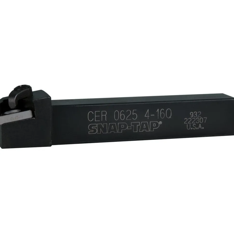 Indexable Threading Toolholder: External, Right Hand, Uses 1.5 Inserts, 5/8 x 5/8" Shank