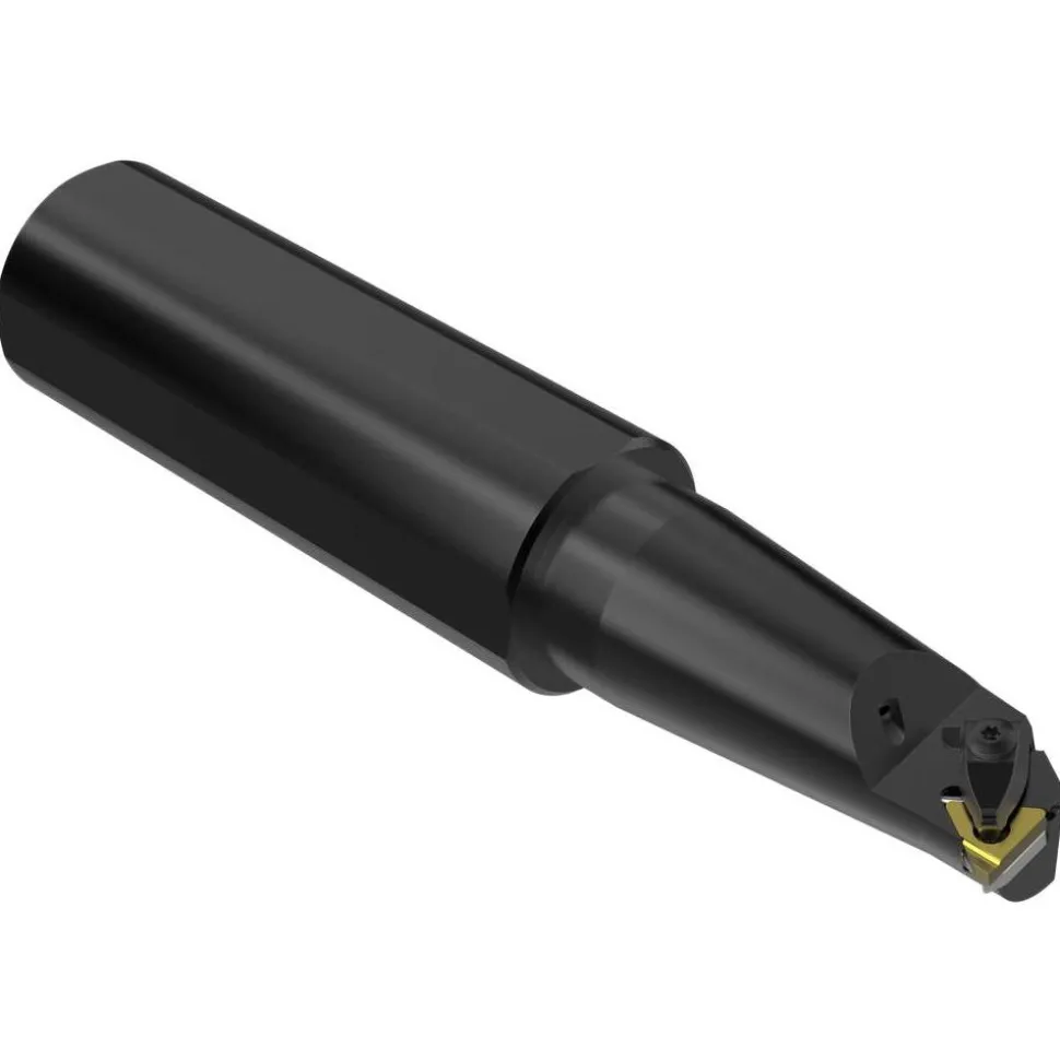 Indexable Threading Toolholder: Internal, Left Hand, Uses 1.5 Inserts, 0.65 x 0.707" Shank
