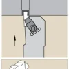 Indexable Threading Toolholder: External, Right Hand, 16 x 16 mm Shank
