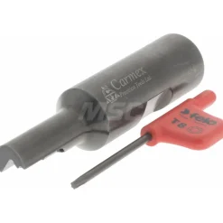 Indexable Thread Mill: 0.57" Cut Dia, 1" Max Hole Depth, Alloy Steel