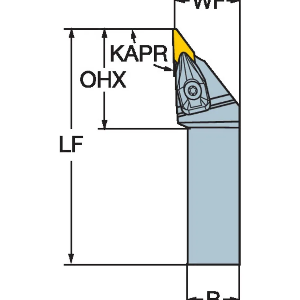 Indexable Turning Toolholder: Wedge