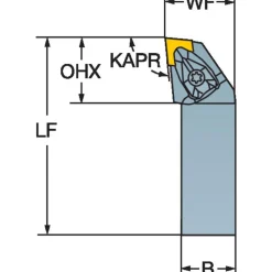 Indexable Turning Toolholder: Wedge