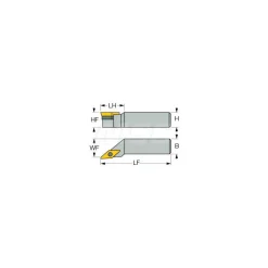 Indexable Turning Toolholder: SVJCR163, Screw