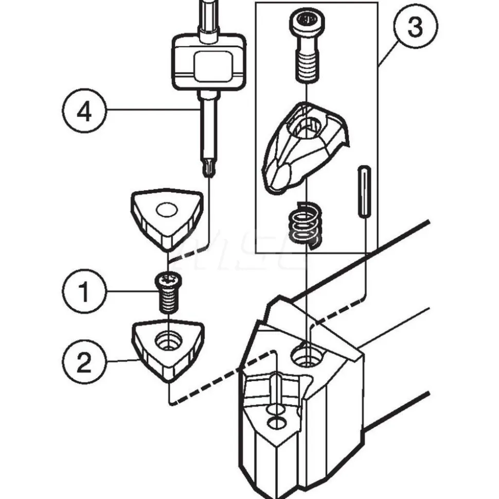 Indexable Turning Toolholder: Wedge