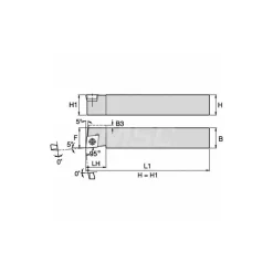 Indexable Turning Toolholder: SCLCR & LF083D, Screw