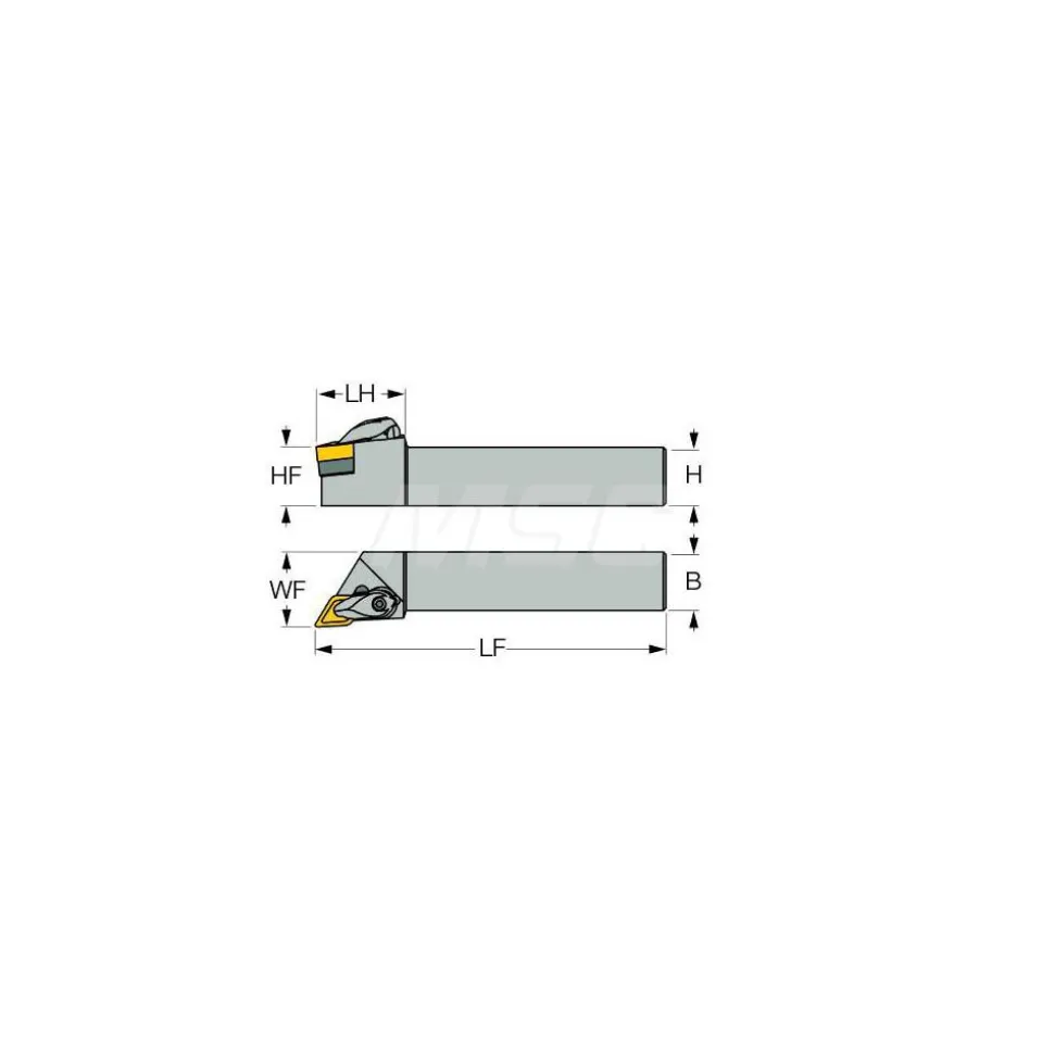 Indexable Turning Toolholder: DDJNR & L164, Clamp