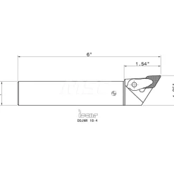 Indexable Turning Toolholder: DDJNR & L164, Clamp