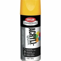 Industrial Acryli-Quik™ Acrylic Lacquer, Gloss, Daisy Yellow, 12 oz