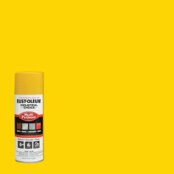 Industrial Choice 1600 Multi-Purpose Enamel Spray Paint, OHSA Safety Yellow, Gloss, 12 oz