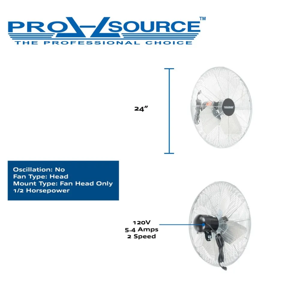 Industrial Circulation Fan: 24" Dia
