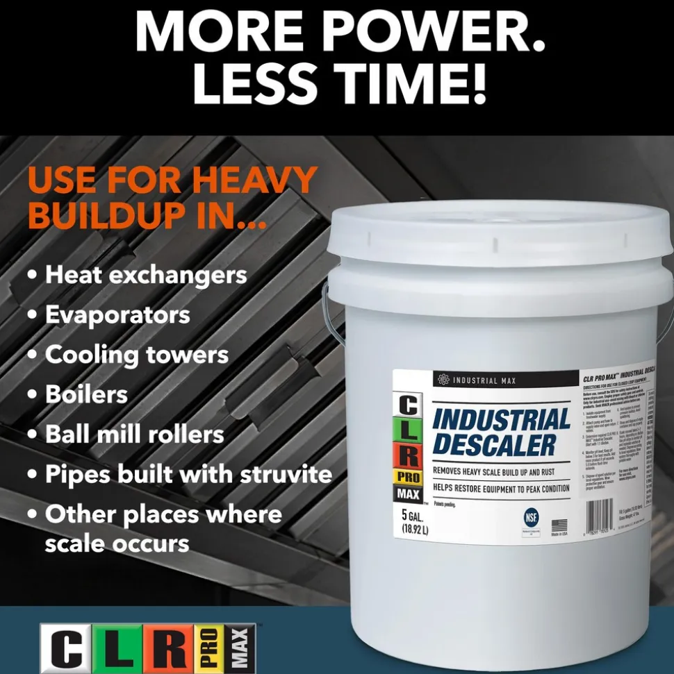 Industrial Descaler, Concentrated Scale Removing Formula, 5 Gallon Pail
