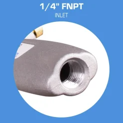 1/4" Inlet, 80 Min psi, Pistol Grip Syphon Gun