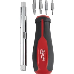 11-in-1 Multi-Bit Screwdriver with Square Drive