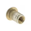 #8-32, 0.265 Insert Dia, 0.42" OAL, Knurled Body Open End Threaded Insert