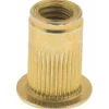#10-32, 0.296 Insert Dia, 0.475" OAL, Knurled Body Open End Threaded Insert