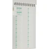 Inspection & Quality Label: "Calibration I.D. No.__ By__Date__Due__", Rectangle, 1" Wide