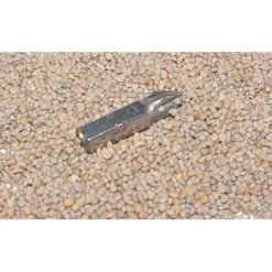 Irregular Tumbling Media: Nut Shell Carrier, Aluminum Oxide Abrasive