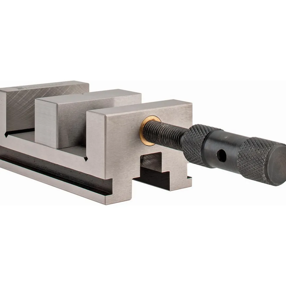 2-3/8" Jaw Width, 2-1/8" Jaw Opening Capacity, 1" Jaw Height, Toolmaker's Vise