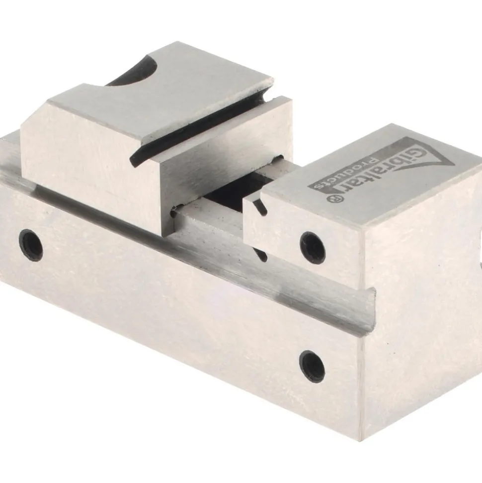 1" Jaw Width, 13/16" Jaw Opening Capacity, 3/8" Jaw Height, Toolmaker's Vise