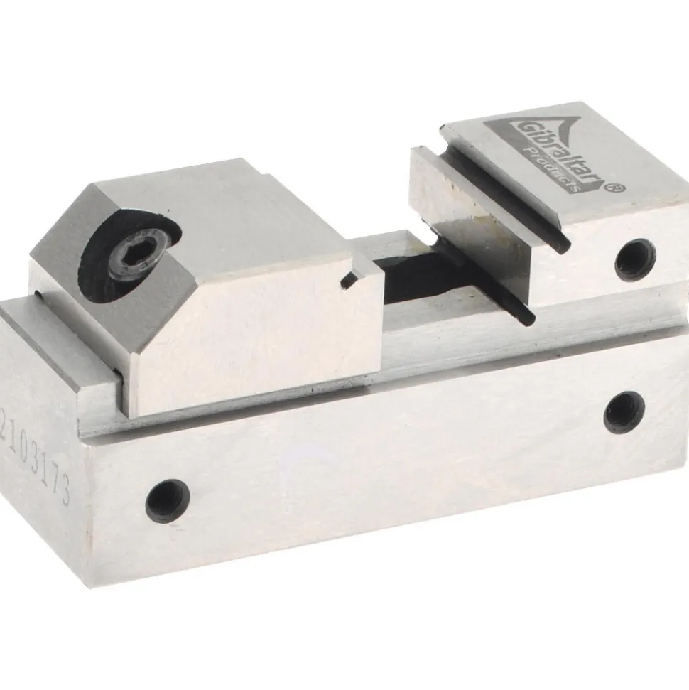 1" Jaw Width, 13/16" Jaw Opening Capacity, 3/8" Jaw Height, Toolmaker's Vise