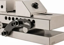 3" Jaw Width x 1-1/4" Jaw Height, 3-3/4" Jaw Capacity, Steel, Sine Vise