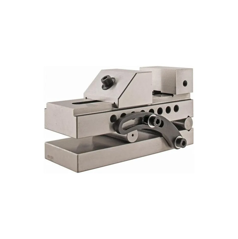 3" Jaw Width x 1-1/4" Jaw Height, 3-3/4" Jaw Capacity, Steel, Sine Vise