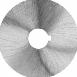 Jeweler's Saw: 2-1/2" Dia, 0.032" Thick, 1/2" Arbor Hole, 140 Teeth, High Speed Steel