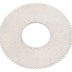 Jeweler's Saw: 1" Dia, 0.02" Thick, 3/8" Arbor Hole, 76 Teeth, High Speed Steel