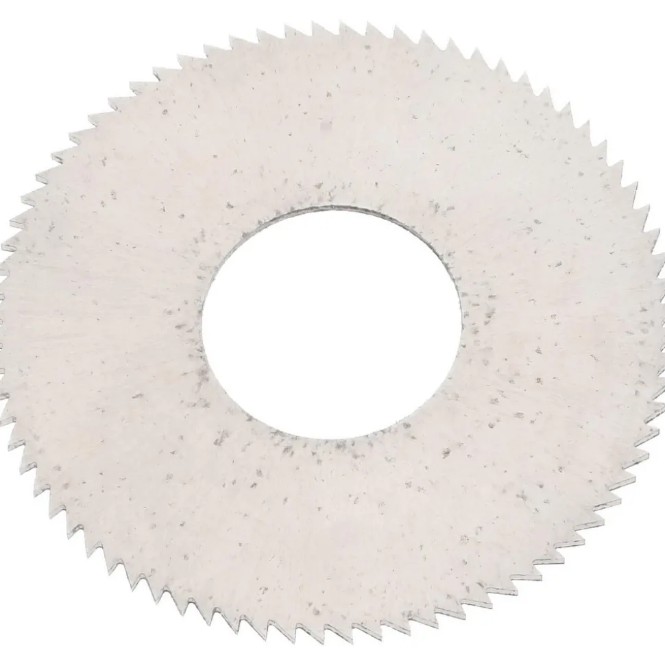 Jeweler's Saw: 1" Dia, 0.02" Thick, 3/8" Arbor Hole, 76 Teeth, High Speed Steel