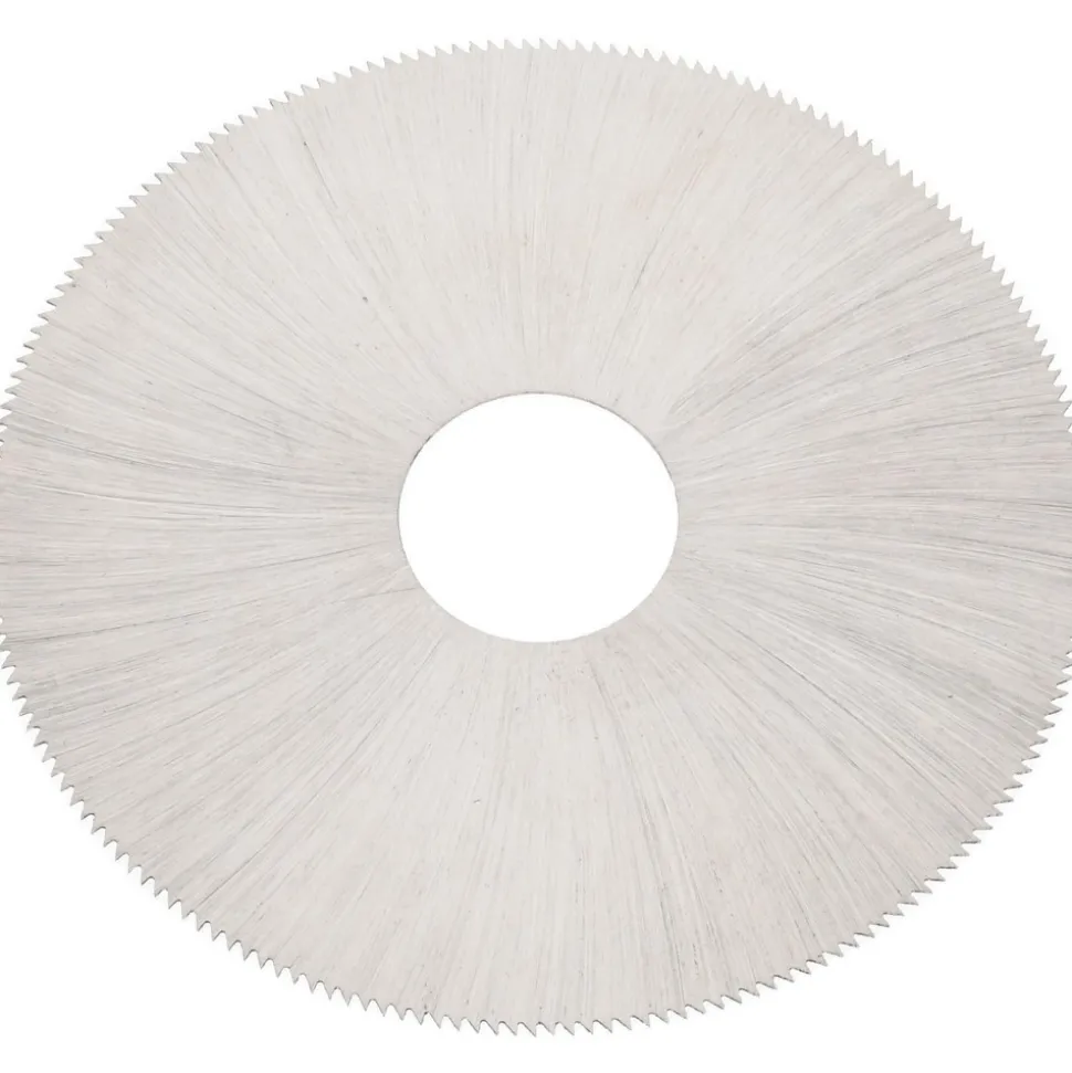 Jeweler's Saw: 2" Dia, 0.01" Thick, 1/2" Arbor Hole, 190 Teeth, High Speed Steel