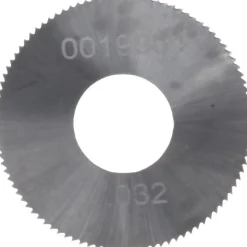 Jeweler's Saw: 1" Dia, 0.032" Thick, 3/8" Arbor Hole, 98 Teeth, Solid Carbide