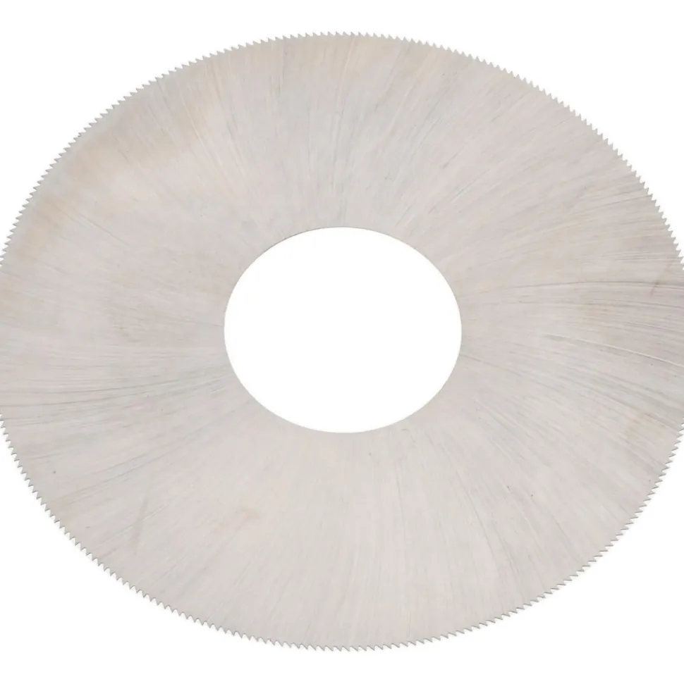 Jeweler's Saw: 3" Dia, 0.008" Thick, 1" Arbor Hole, 280 Teeth, High Speed Steel