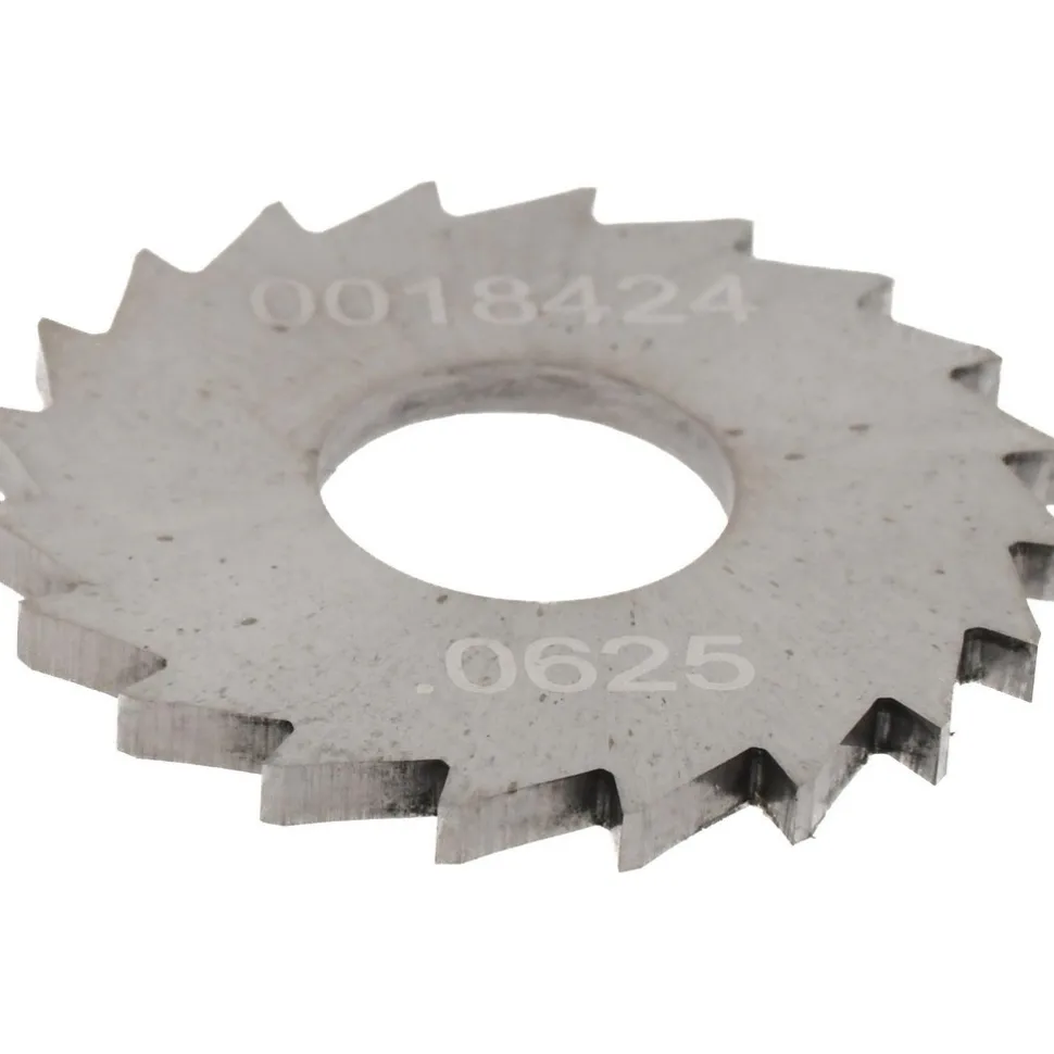 Jeweler's Saw: 1" Dia, 0.0625" Thick, 3/8" Arbor Hole, 98 Teeth, Solid Carbide