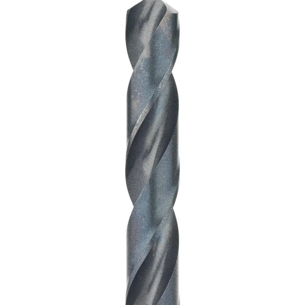 Jobber Length Drill Bit: 3/8" (0.3750) Dia, 118 deg, HSS