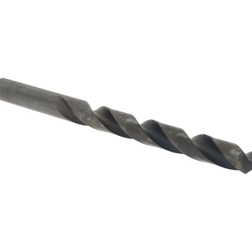 Jobber Length Drill Bit: 27/64" (0.4219) Dia, 118 deg, HSS